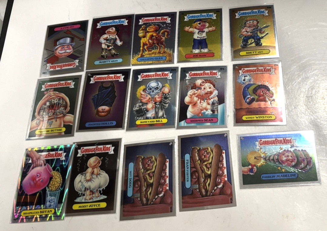 Garbage Pail Kids Lot Various Chrome and more lot of 52