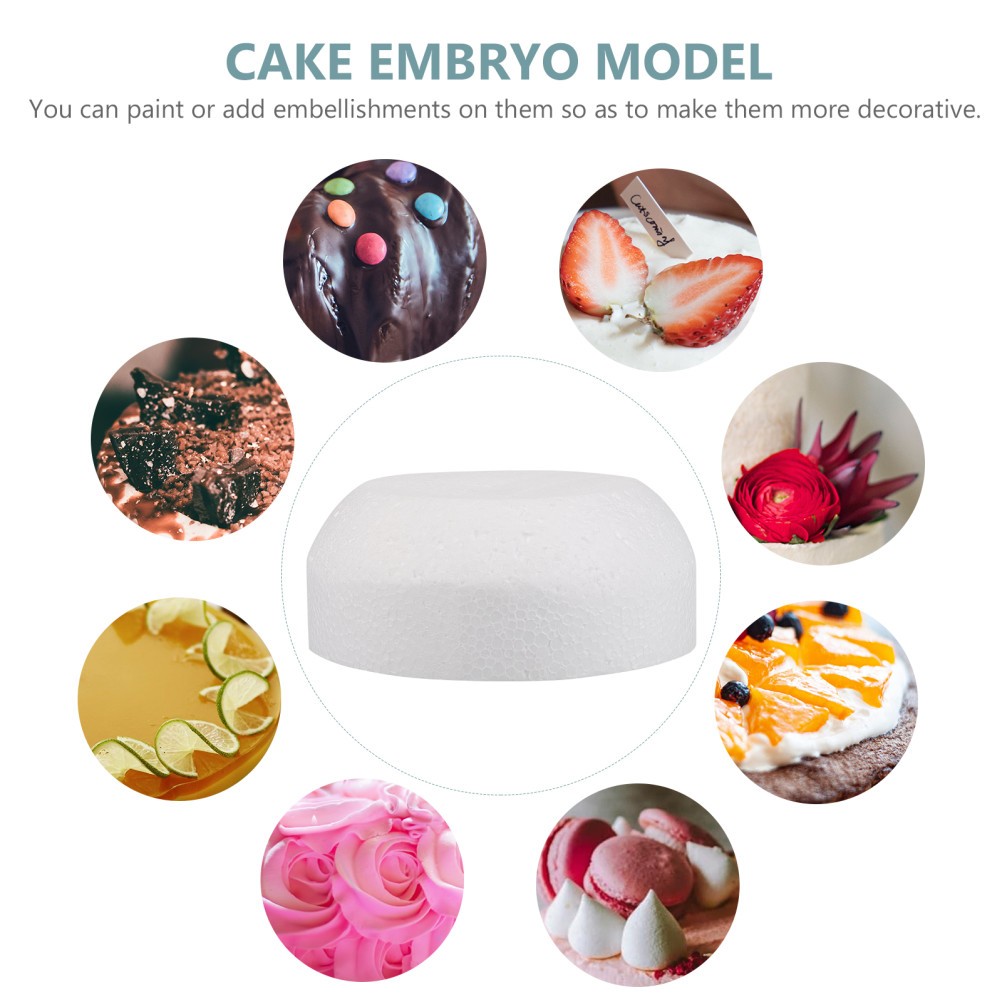 1Pcs Reusable Foam Cake Model Mold for Cake Decorating Exercise and Party Props