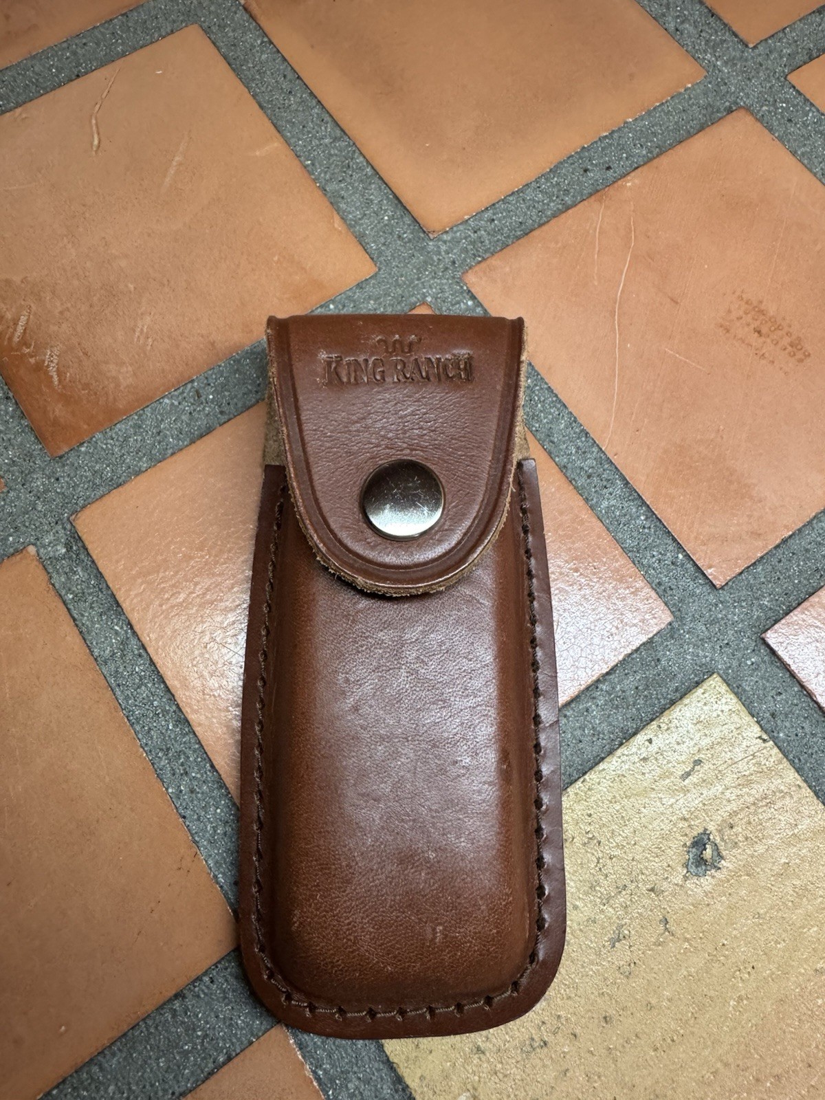 King Ranch Leather Knife Multi Tool Sheath